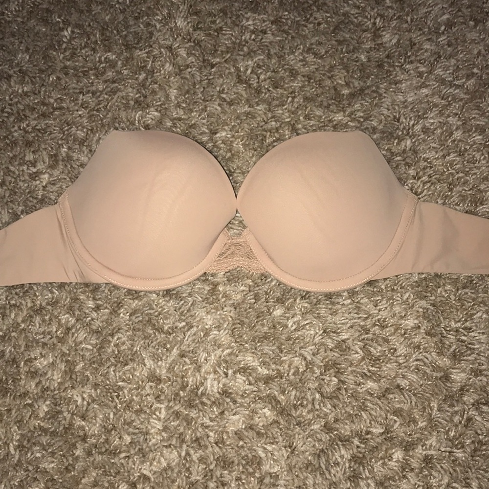 Felina 34a strapless nude push-up bra